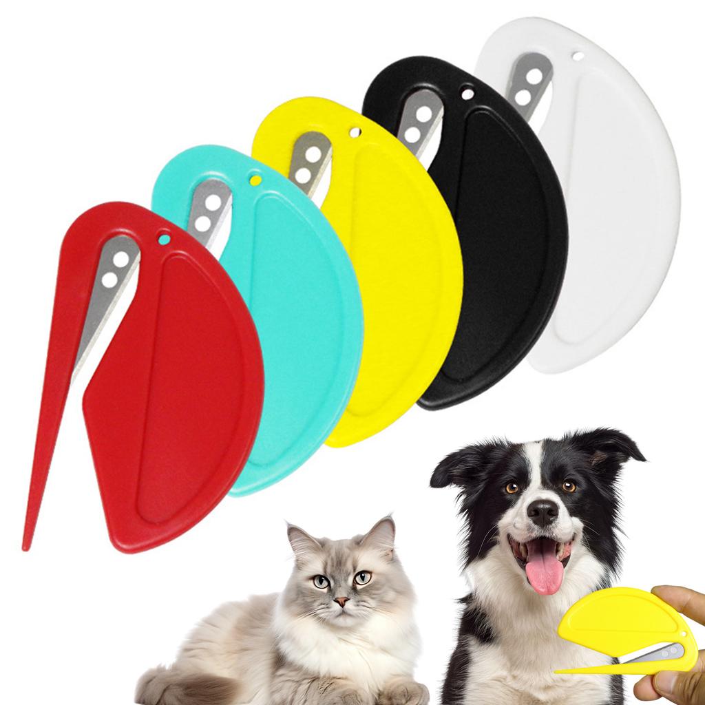 Pet Hair Knotting Comb Durable Cat Puppy Hair Fur Shedding Grooming Trimmer Comb for Pet Grooming Massage Brush Cleaning Tool