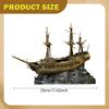 Aquarium Resin Ship Decoration Realistic Landscape Sailing Ship Decorative Ornament for Fish Tank Aquarium Decoration