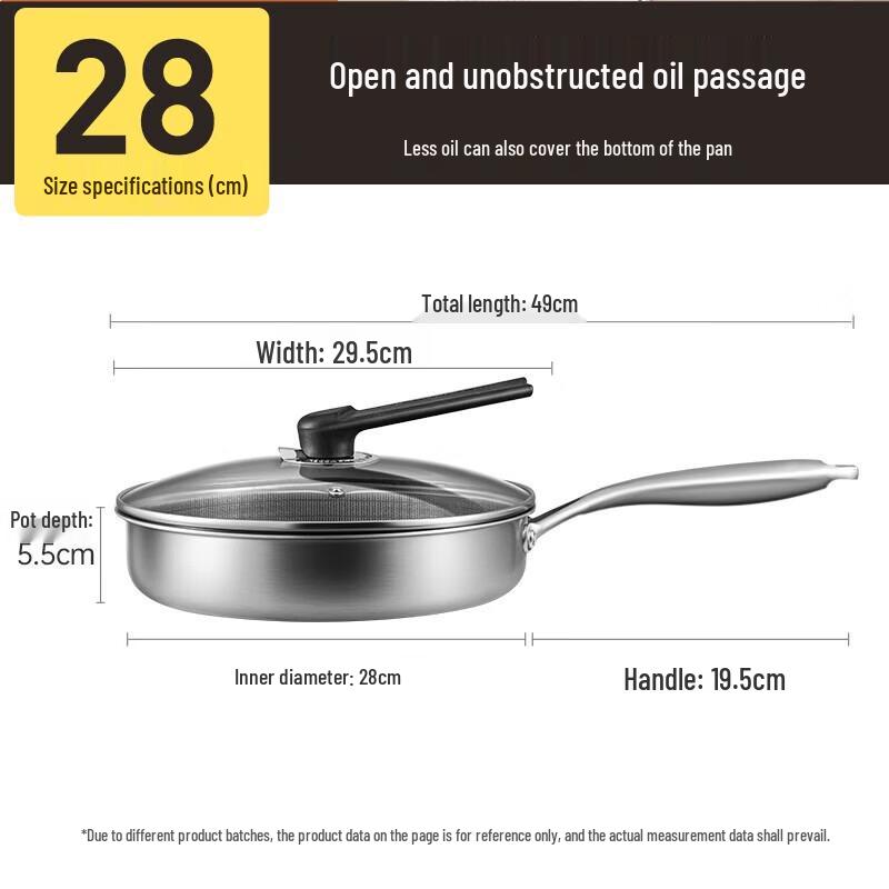 Supor Stainless Steel Non-Stick Frying Pan
