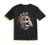 Aztec Warrior Skull Shirt Tribal Art Graphic Tee Gift for Tattoo Lovers