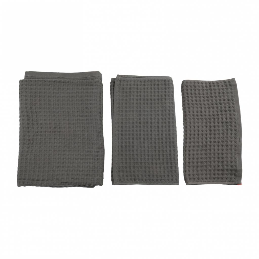 Waffle Weave Bath Towels Set 100 Cotton Soft Absorbent Towels for Home