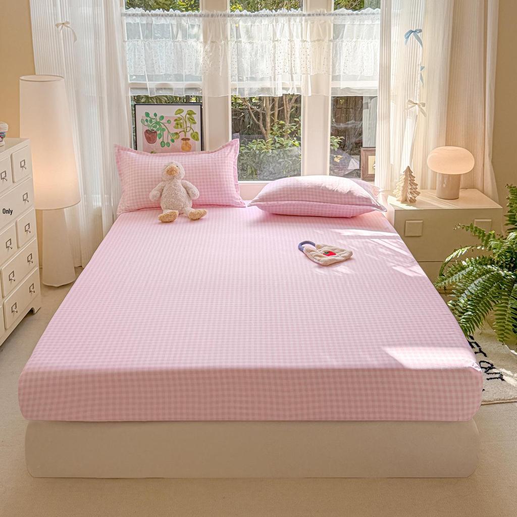 Skin-friendly Aloe Cotton Printed Fitted Sheet Bed and Mattress Protector