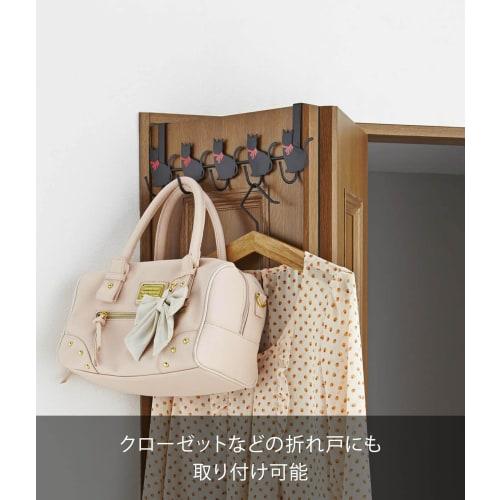 Yamazaki Industrial Door Hanger Cat, 5-Piece Set, Horizontal, Black, 7935