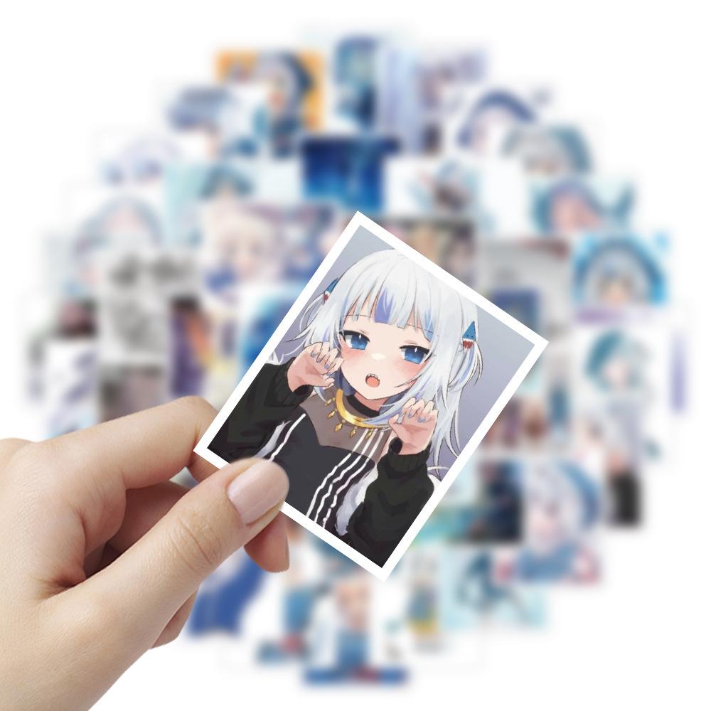 Buy 50Pcs/Set Hololive Vtuber Gawr Gura Series 03 Mini Poster Stickers DIY  Fashion Mixed Waterproof Doodle Decals Stickers at affordable prices — free  shipping, real reviews with photos — Joom