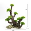Aquarium Decoration Aquarium Mountain Tree View Stone Ornaments Betta Cave Landscape Tree Stump Trunk Hollow House Cave Fish Tank Decorations