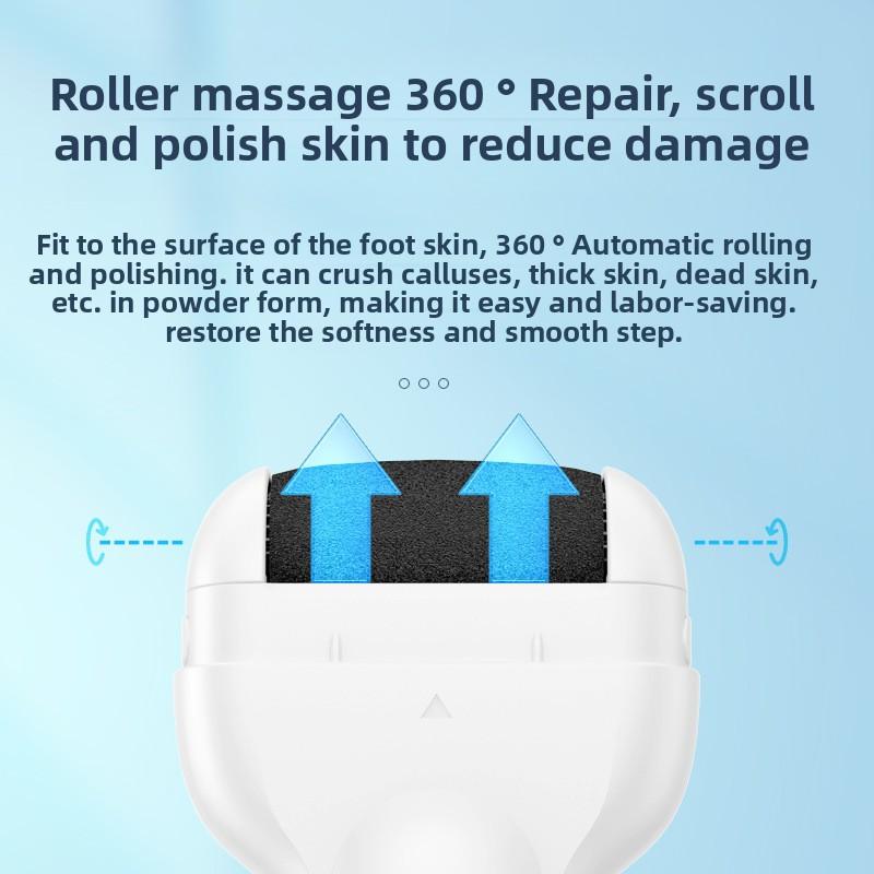 Grinding Feet To Remove Dead Skin and Trim Feet Electric Foot Grinder Stone Pedicure To Remove Foot Skin Heel Calluses Electric Foot Grinder