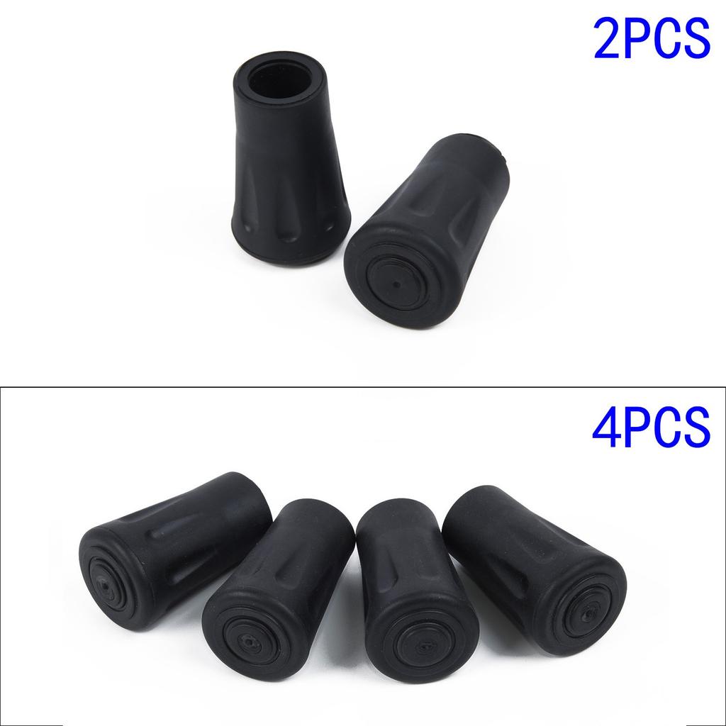 Keep Your Trekking Pole In Top Condition with Rubber End Cap Covers 2/4Pcs