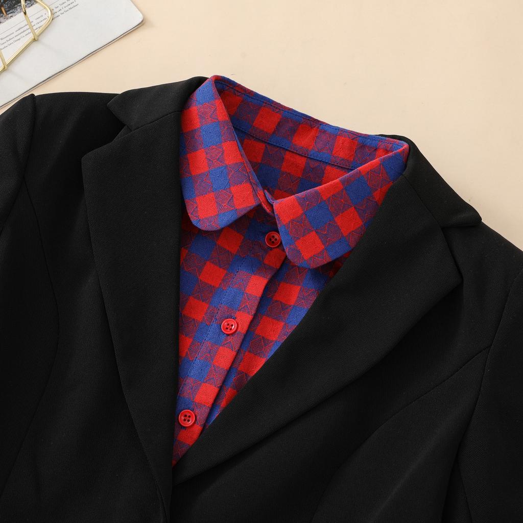 New style sweater decorative plaid fake collars—versatile shirt collars for women