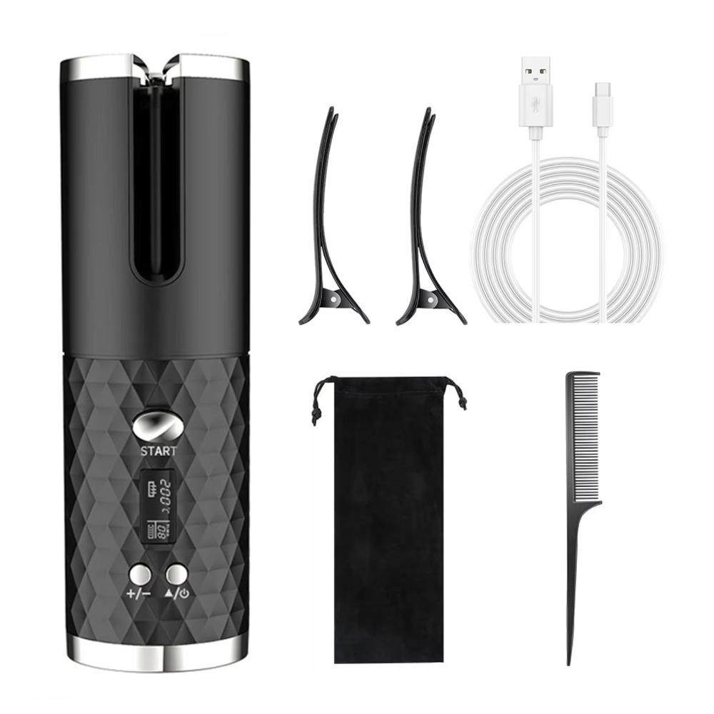 Wireless Electric Hair Curler Portable Cordless Automatic Curler  Hair Styling Tool