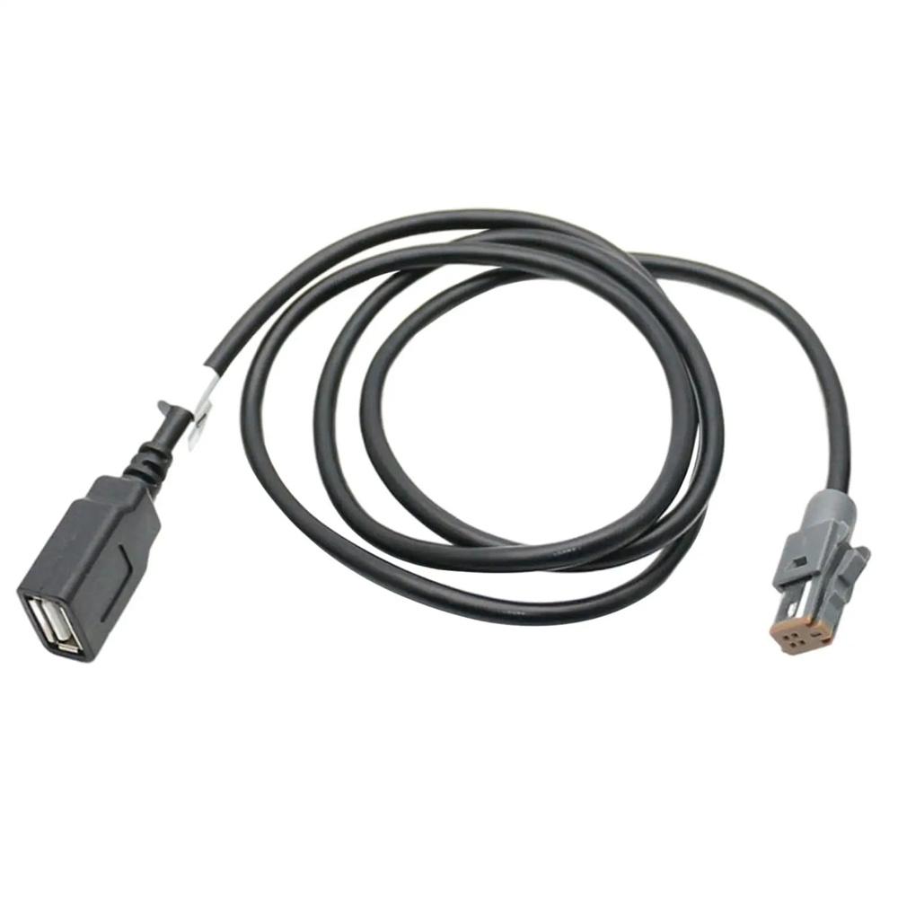 Car Aux Audio Input Media Data Wire Plug To USB Adapter Conector For Subaru PR43 MR52