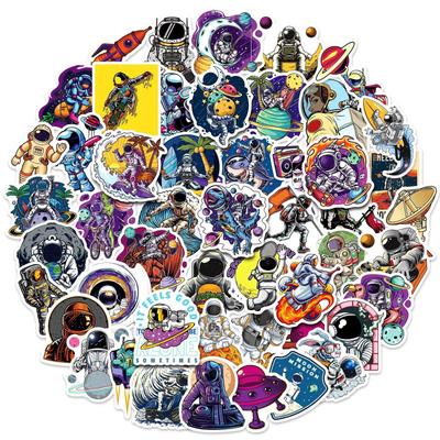 50 Astronaut Series Astronaut Stickers Luggage Water Cup Computer Stickers Cartoon Stickers