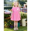 Summer Girls' Sweet Cartoon Rabbit Dress Kidsren's Skirt Baby Fashionable Knitted Skirt Baby Summer Dress Pure Cotton
