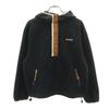Half Button Fleece Jacket S Black Outdoor Pullover Women Used