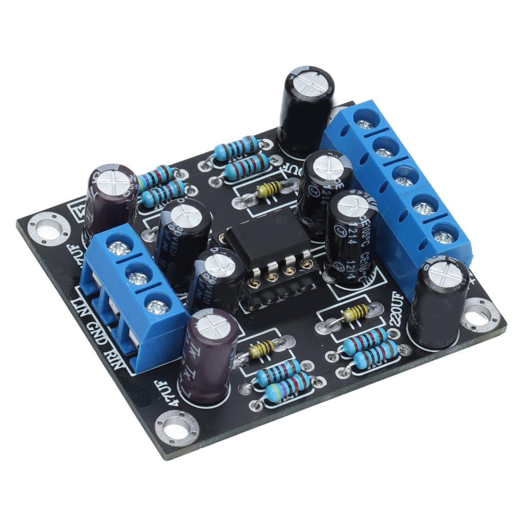2-Kanal Audio Vorverstärkerplatine Einzelversorgung Auto Lautsprecher Vorverstärker Verstärkungsmodul