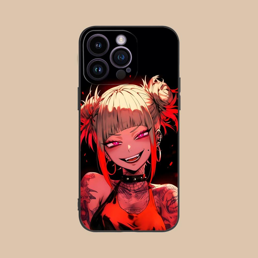 

My Hero Academia Himiko Toga Phone Case for iPhone 17 16 15 14 13 12 11 X XR XS 8 7 Pro Max Plus Mini Colour Protective Cover iPhone17