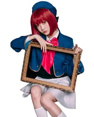 [Milky Time] Oshi no Ko Hoshino Ai, Aqua, Ruby und Arima Kana Cosplay Halloween Anime Uniform (S, Arima Kana)