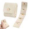 Portable Mini Jewelry Organizer Bag with Multiple Compartments for Rings Necklaces Earrings Travel Storage Case