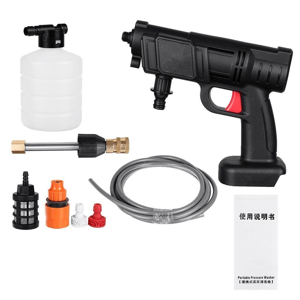 2000W 90Bar Portatile Cordless Pressione di Lavaggio Auto Macchina di Lavaggio Auto Ad Alta Pressione Pistole Ad Acqua Pulitore Ugello Regolabile