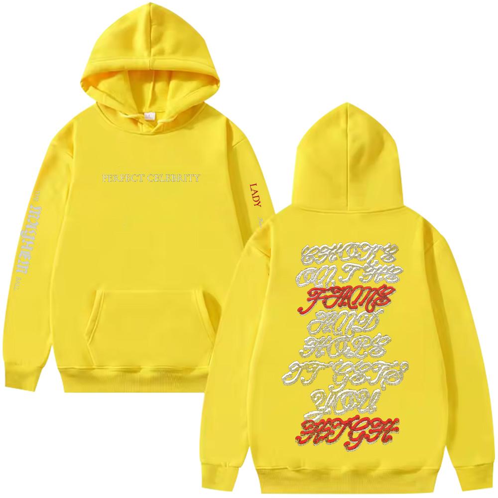 Perfect Celebrity Hoodie Lady Gaga Merch Hoody Men Women's Clothing Fashion Aesthetic Sweatshirt Casual High Street Sweatshirts