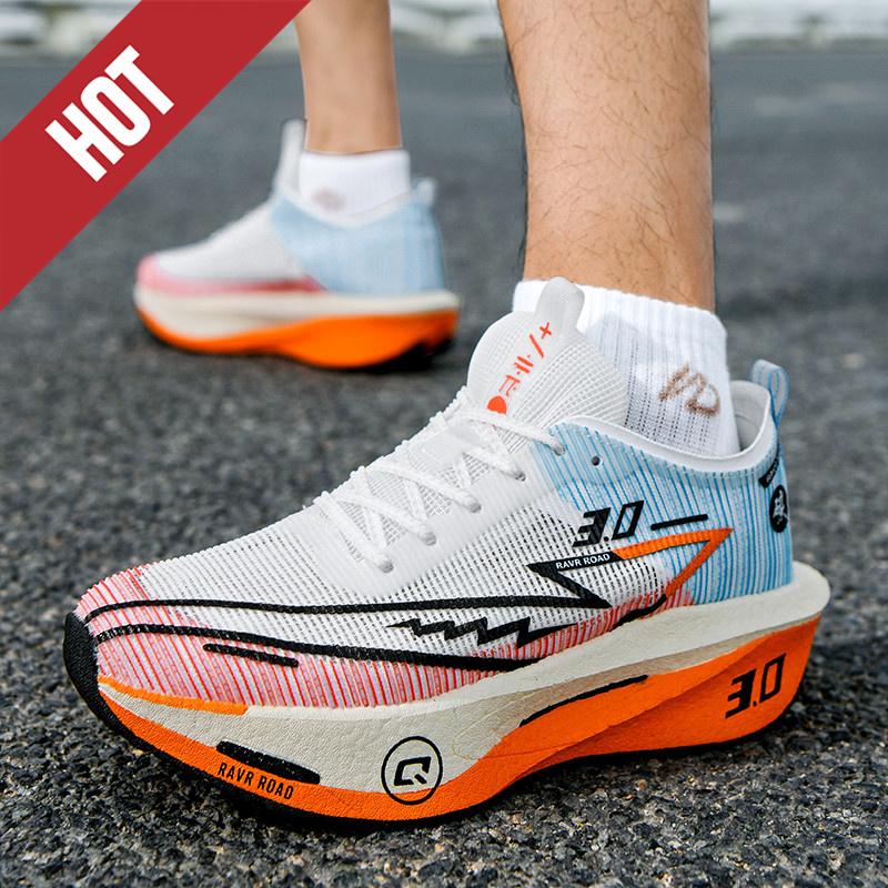 Running Shoes Men Sports Marathon Carbon Plate Breathable Lightweight Women Comfortable Athletic Leisure Sneakers Footwear