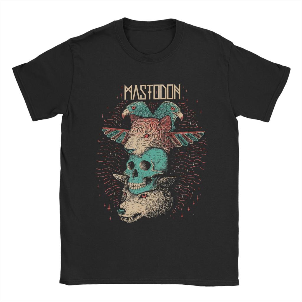Mastodon Floods of Triton T Shirt for Men Cotton Casual TShirts O Neck  Tee Shirt Short Sleeve Clothing 4XL 5XL