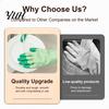 Dish Scrubbing Gloves for Home 2PCS PVC Dishwashing Gloves, Reusable Oil Resistant Cleaning Extended Flexible Waterproof Cuffs Kitchen And Household