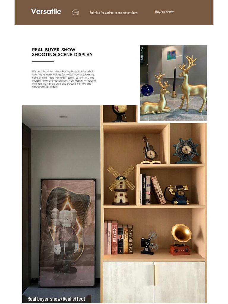 2025 High-End Living Room Decor: Wine & TV Cabinet Art Pieces