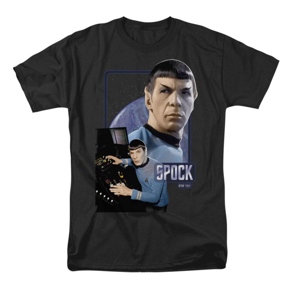 Men s Star Trek Spock T-shirt XXX-Large Black 2XL