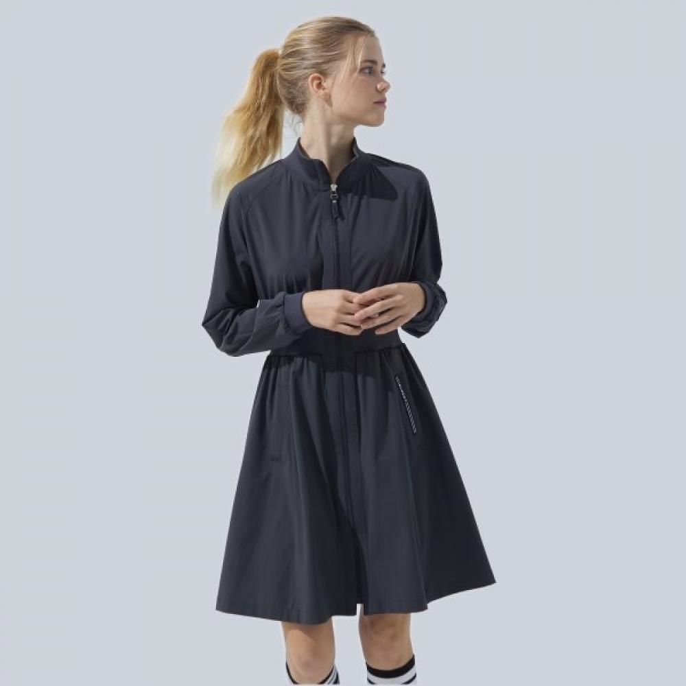 Blu Dot Full Zip Outer Dress Plus Gy 085