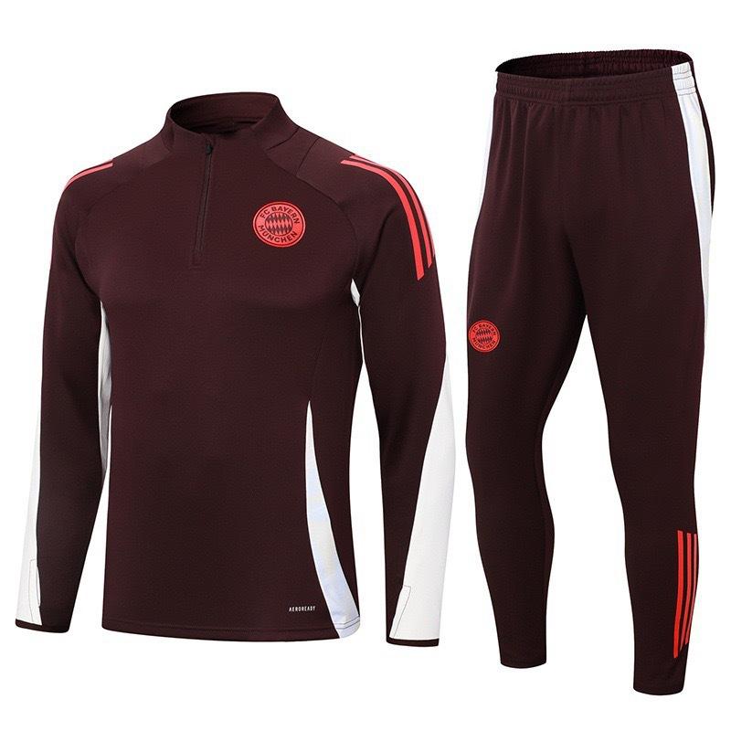 Autumn And Winter Real Madrid Barcelona Arsenal Training Suit Long Sleeve Half Zipper Football Suit Sportswear Adult Suit