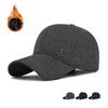 Men's Winter Velvet Warm Baseball Cap Middle-Aged and Elderly Cold-Proof Outdoor Windproof Ear Protection Cap