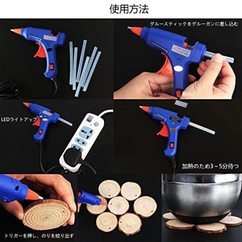 TOPIND Mini Hot Melt Glue Gun Kit with 30 Glue Sticks for DIY, Crafts, and Quick Home Repairs (20W)