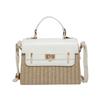 Summer Fashion Straw Woven Handbag Bag Women's New Simple Casual Woven Shoulder Messenger Box Bag