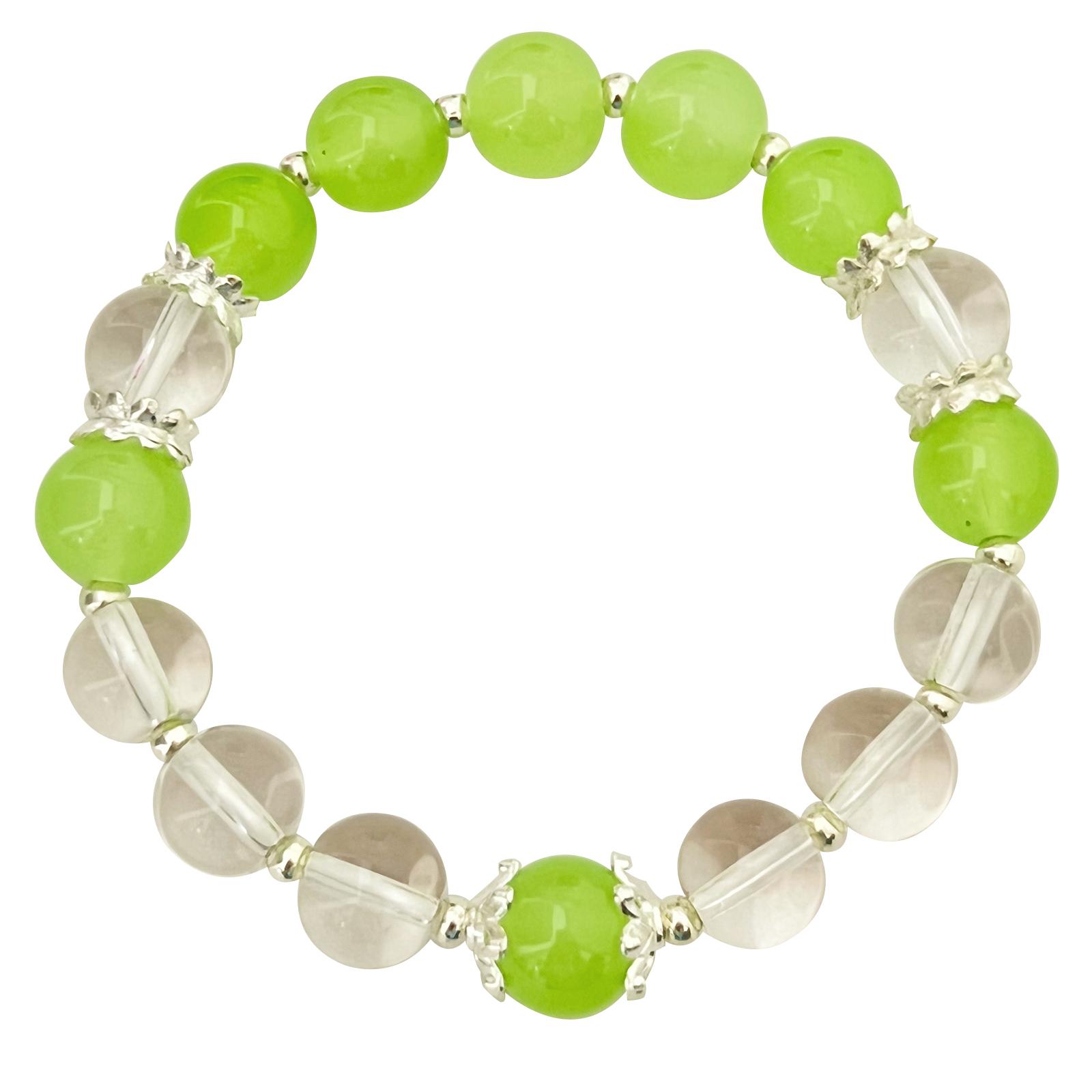 

Эластичный браслет для мужчин и женщин ручной работы из круглых бусин из стекла 10 мм, браслеты с бусинами, шармы для DIY-украшений