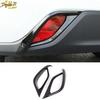 Gloss Black Rear Bumper Fog Light Lamp Cover Trim 2P For Toyota Highlander 20-23