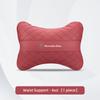 VRN2   Nappa Leather Car Headrest Neck Pillow Lumbar Support For Mercedes Benz AMG E S C A B Class GLE GLS CLA CLE GLC CLS GLA