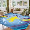Aston Villa Fotball Design Krystallfløyel Teppe Myk Dekorativ Matte for Soverom Inngang