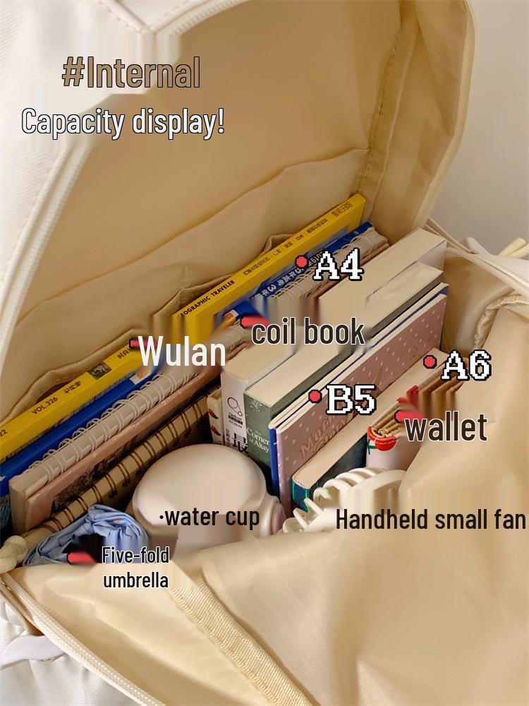 Anime Style Ita Bag Backpack for Girls – Large Capacity Shoulder Bag for Middle and High School Students