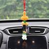 Car Hanging Ornament Lotus Avalokiteshvara Buddha for Safety Interior Dangle Decoration Peaceful Automobile Accessory