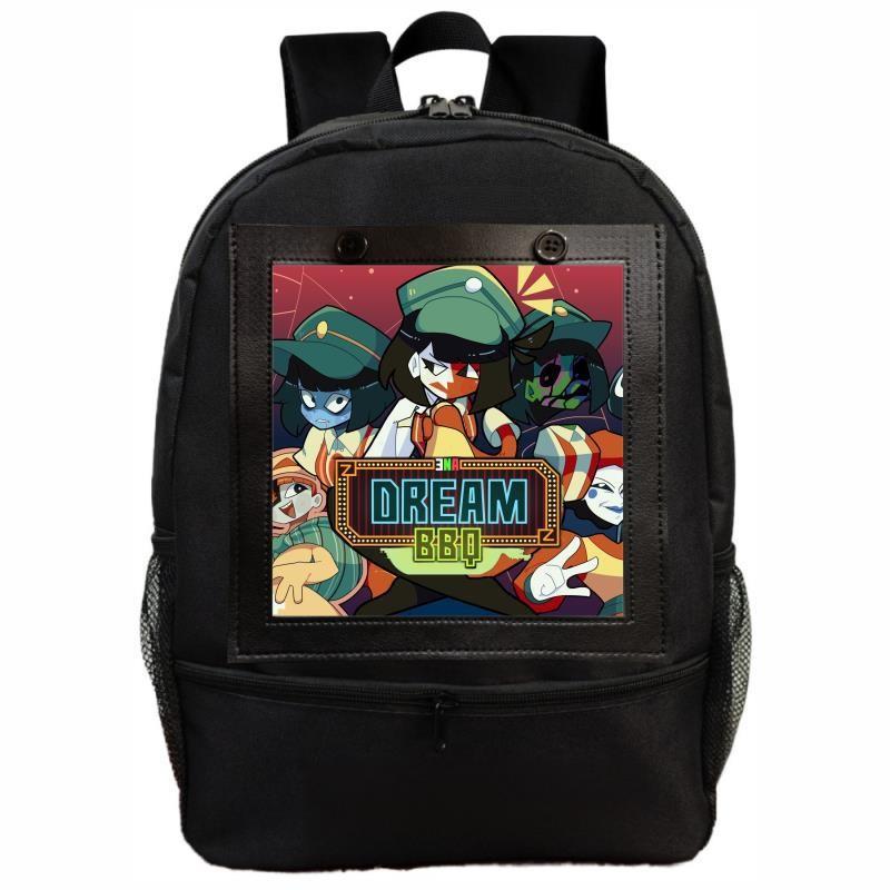 Bbq Dream Ena Pattern Printing Backpack Casual Schoolbag Fashion Gifts Bags