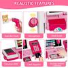 Scanning Cash Register Calculator Coin Children'S Food Store Simulation Supermarket Play House Game With Sound Kids Toys Gifts