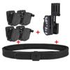 Tactical Skirmish IPSC Belt Perfect Match with Holster Speed Magazine Pouch Set, Competition Shooting Belt, Mag Holster Set