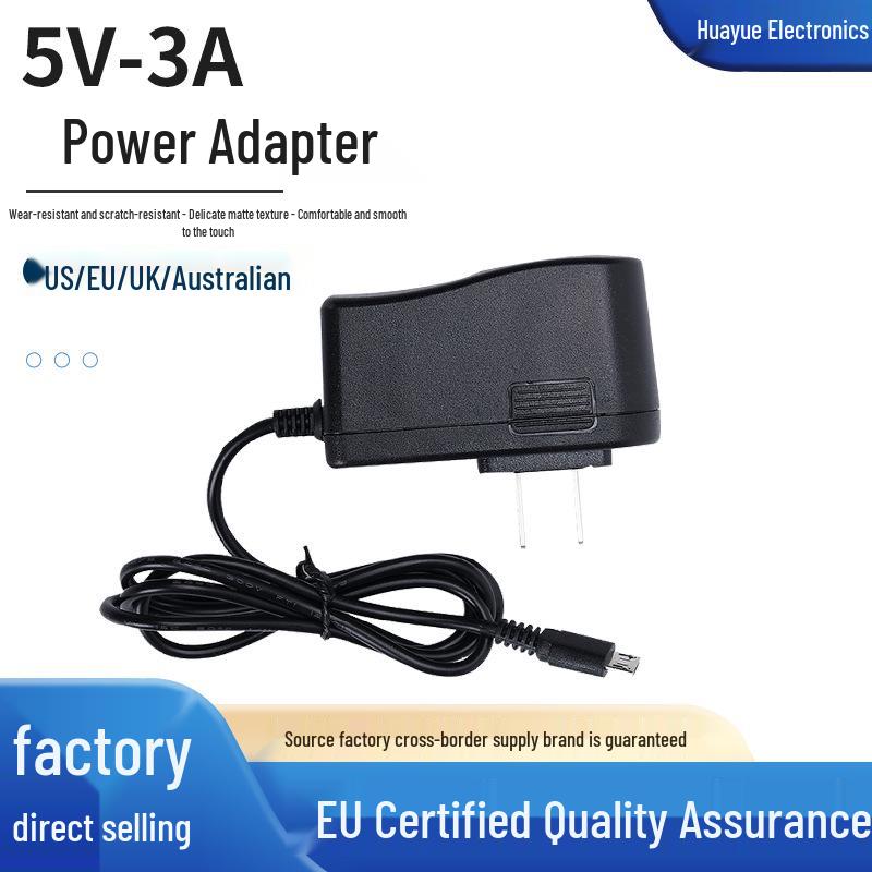 5V 3A Power Adapter for Set-Top Box, Router, Optical Network Terminal, and Surveillance Systems