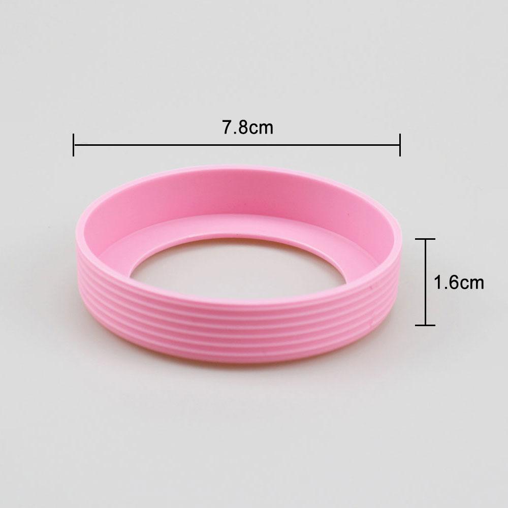 Silicone world 7.8CM Silicone Cup Sleeve Water Cup Mat Sheath Bottom Ring Wear Resistant Shatter Resistant Bottom Cover Coaster