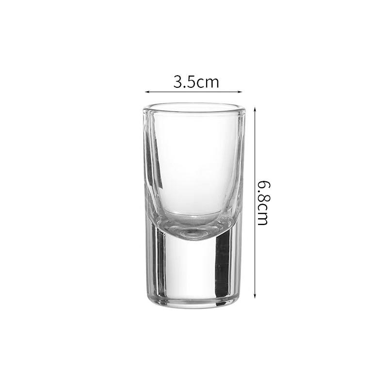 

6 Pieces Transparent Small Spirits Glasses Dad on Father s Day Special Glass for Enjoying Spirits Small Glass Gift for Friends 6pcs