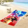 1pc SONIC Beach Towel, A Vibrant Beach Towel Suitable for Outdoor Activities, Camping, Hiking