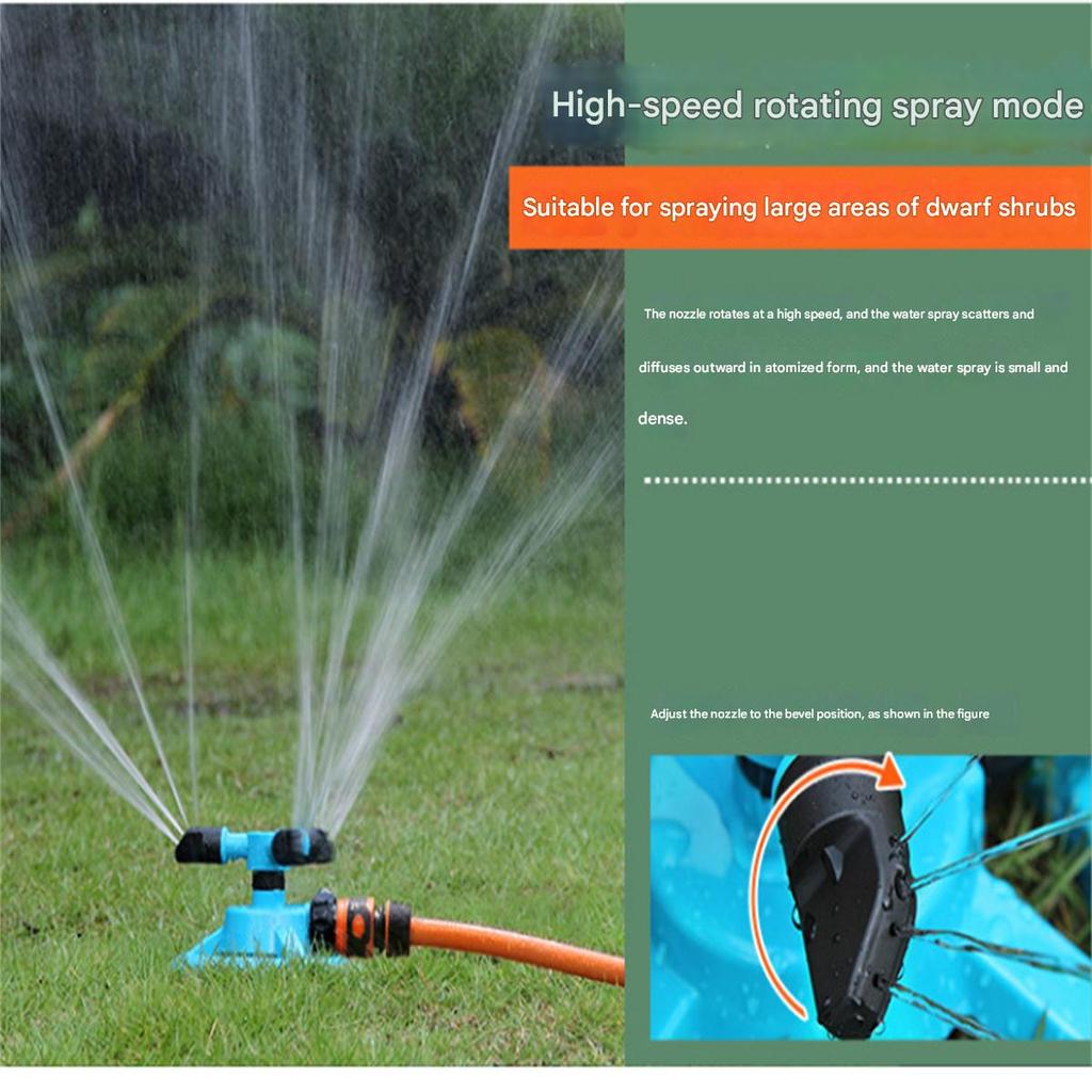 Sprinkler head 360 degree rotating water spraying agricultural vegetable garden automatic sprinkler lawn garden watering cooling