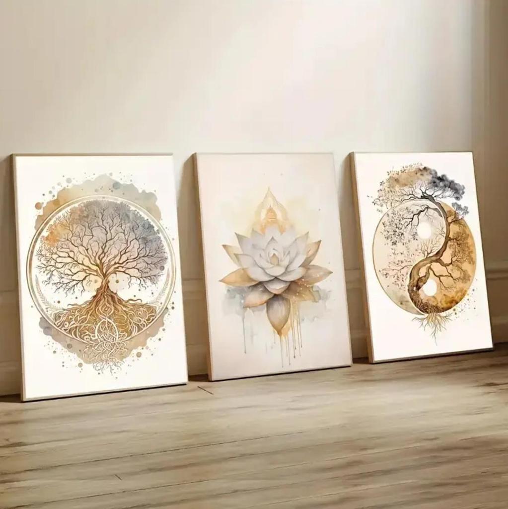 Frameless Decorative Wall Mural for Living Room