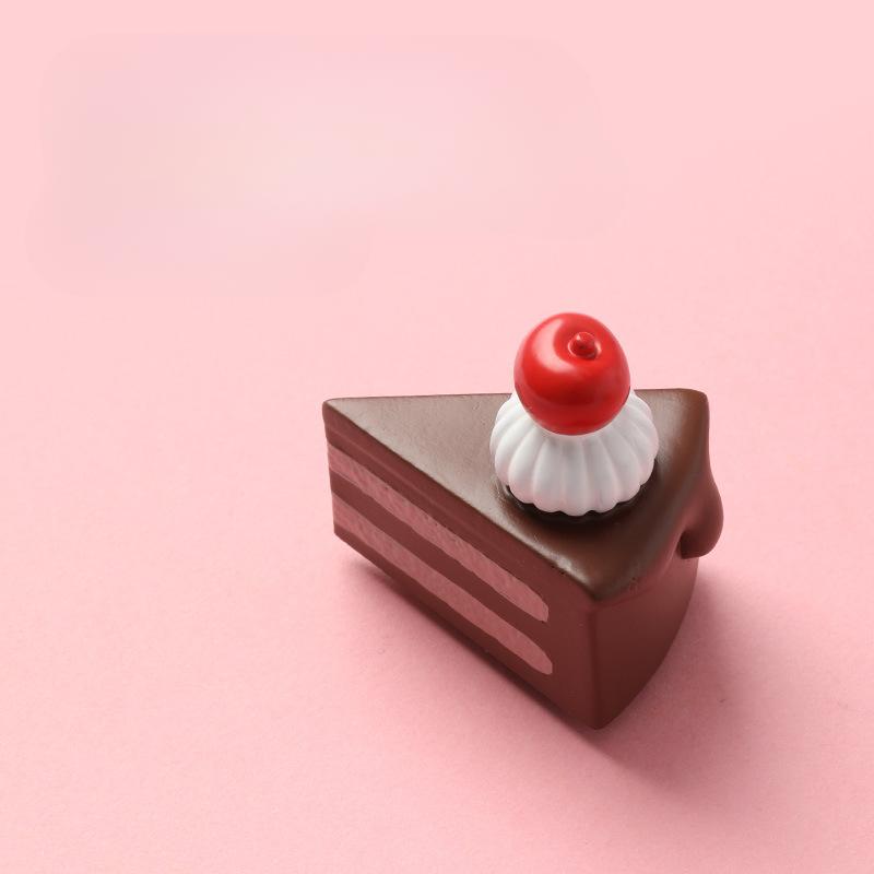 Früchtekuchen Kühlschrankaufkleber Simulation Lebensmittelspielzeug 3D Frucht Simulation Kuchen Kühlschrankdekoration Kreativer Magnetaufkleber