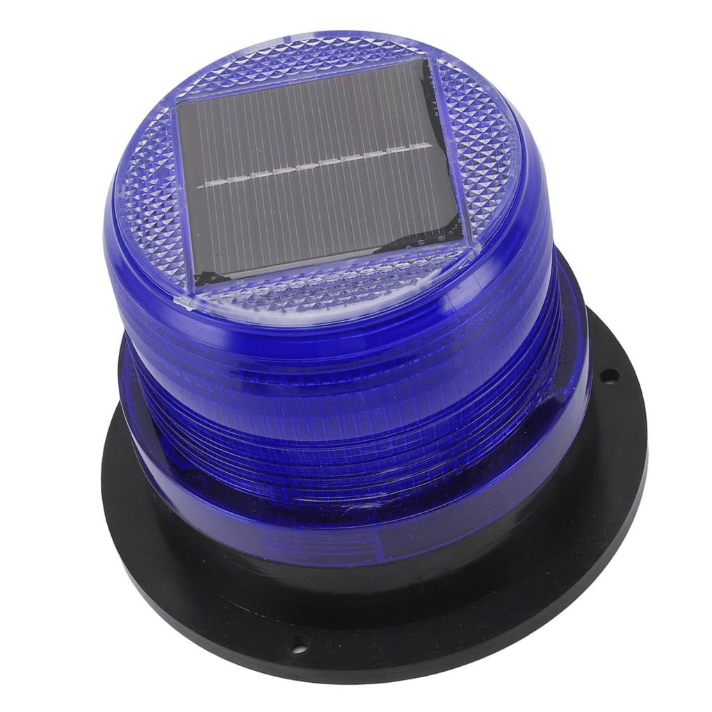 Solar Strobe Warning Flashing Light Waterproof LED Emergency Warning Light with Strong Magnetic Base for Snow Removal Car Forklift Truck